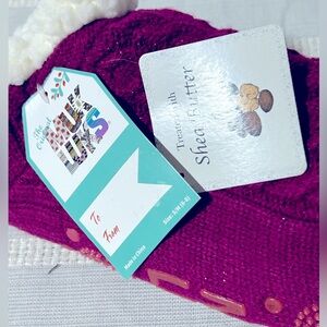 Muk Luks Women's Ankle Cabin Socks NWT Sz S/M (6-8)